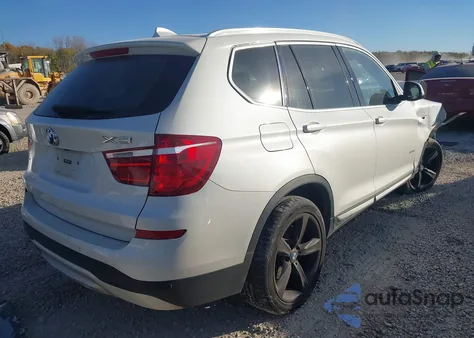 2017 BMW X3 xDrive28I из США, поврежденный, VIN 5UXWX9C37H0T21611